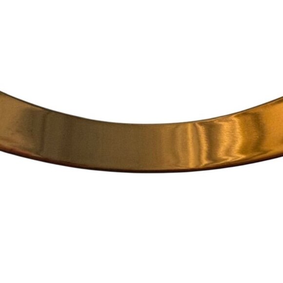 Vintage Gold-Tone Filigree Bangle Bracelet - Picture 3 of 4